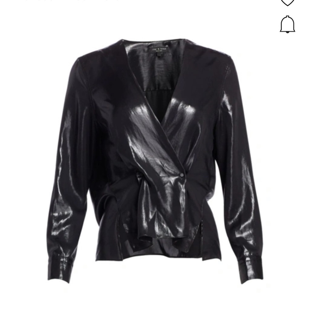NWTs Rag & Bone Black Debbie Top (M)